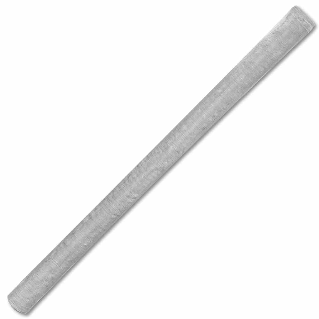 Aluminum Mesh Screen 39.4x196.9 Inch Silver X506