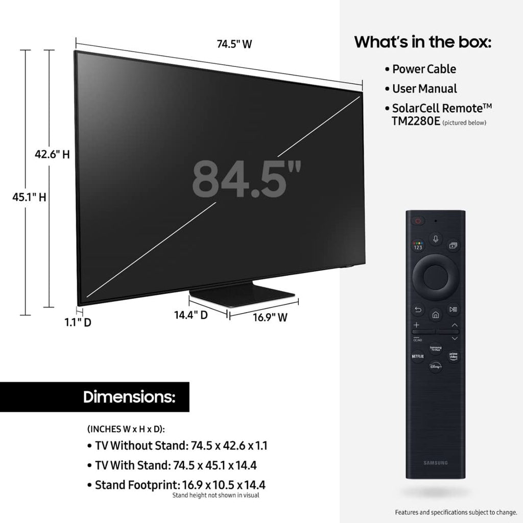 85-Inch 4K Neo QLED Smart TV T218278