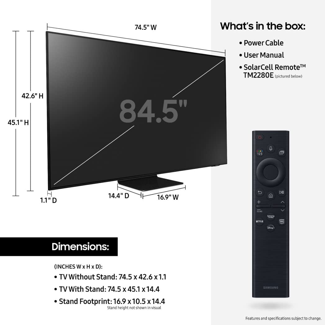 85-Inch 4K Neo QLED Smart TV T218278