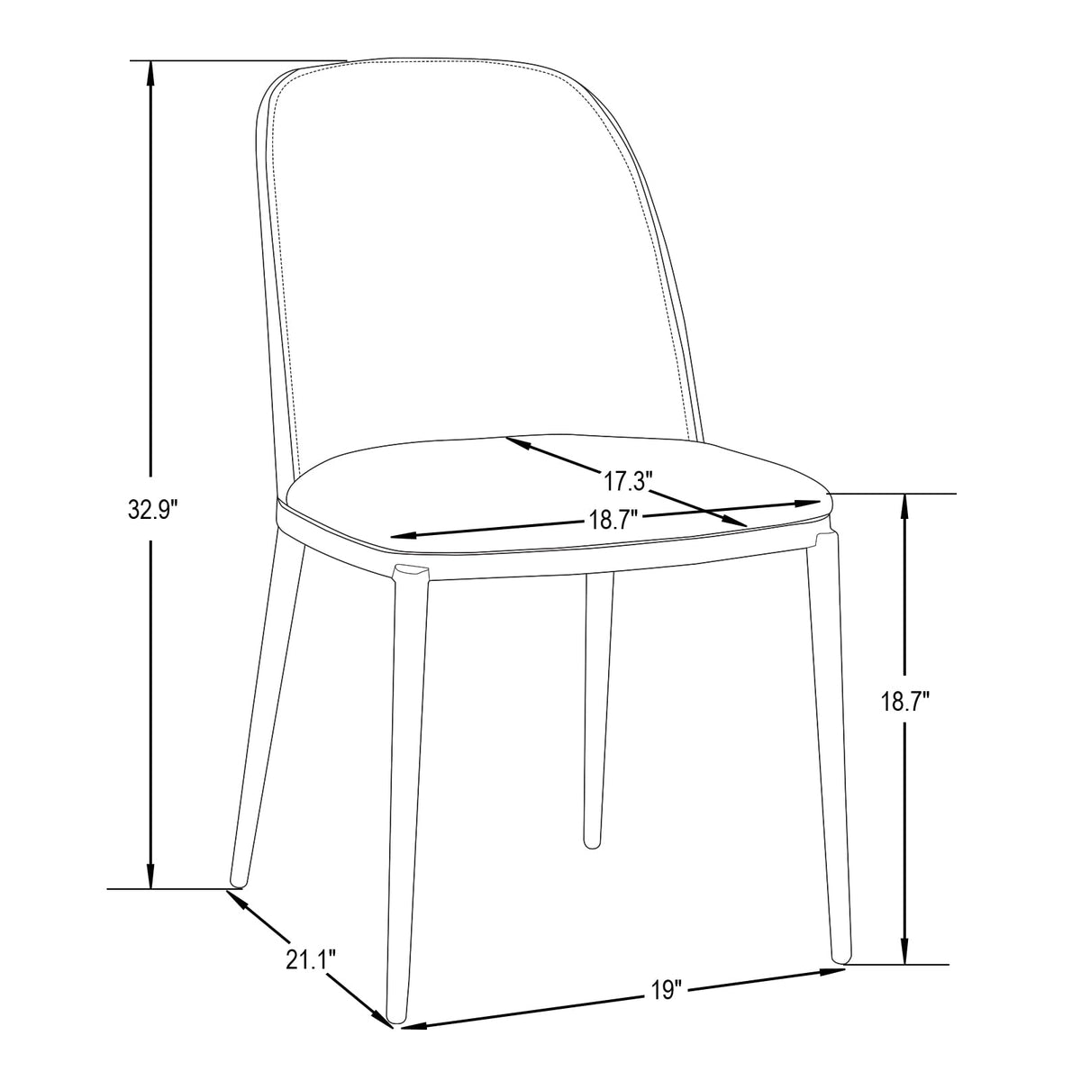 9-Piece Dining Set with 8 Chairs and Oval Table D4851