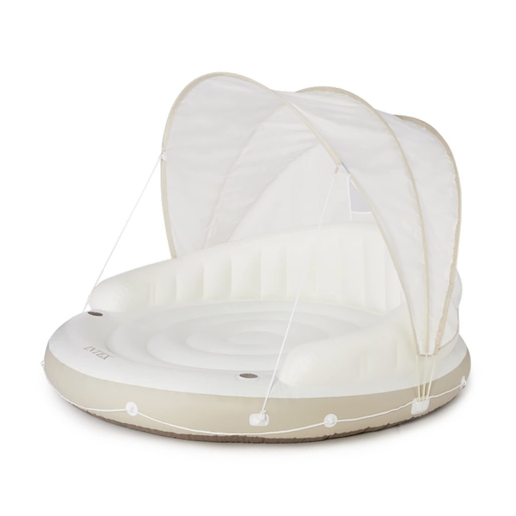 Inflatable Pool Float Lounge with Sunshade W847