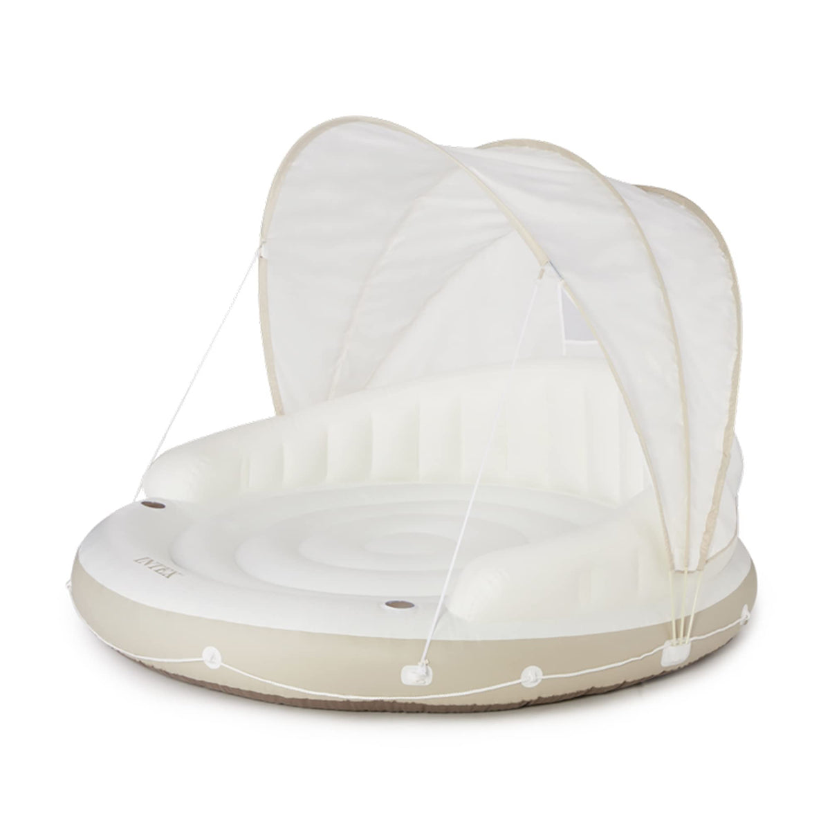 Inflatable Pool Float Lounge with Sunshade W847