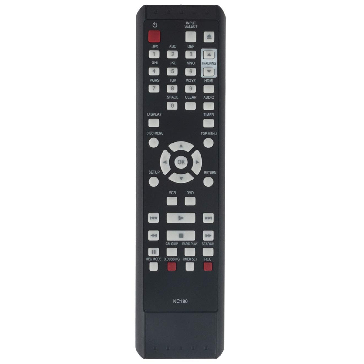 Replace Remote Control for DVD VCR Combo Recorder W1866