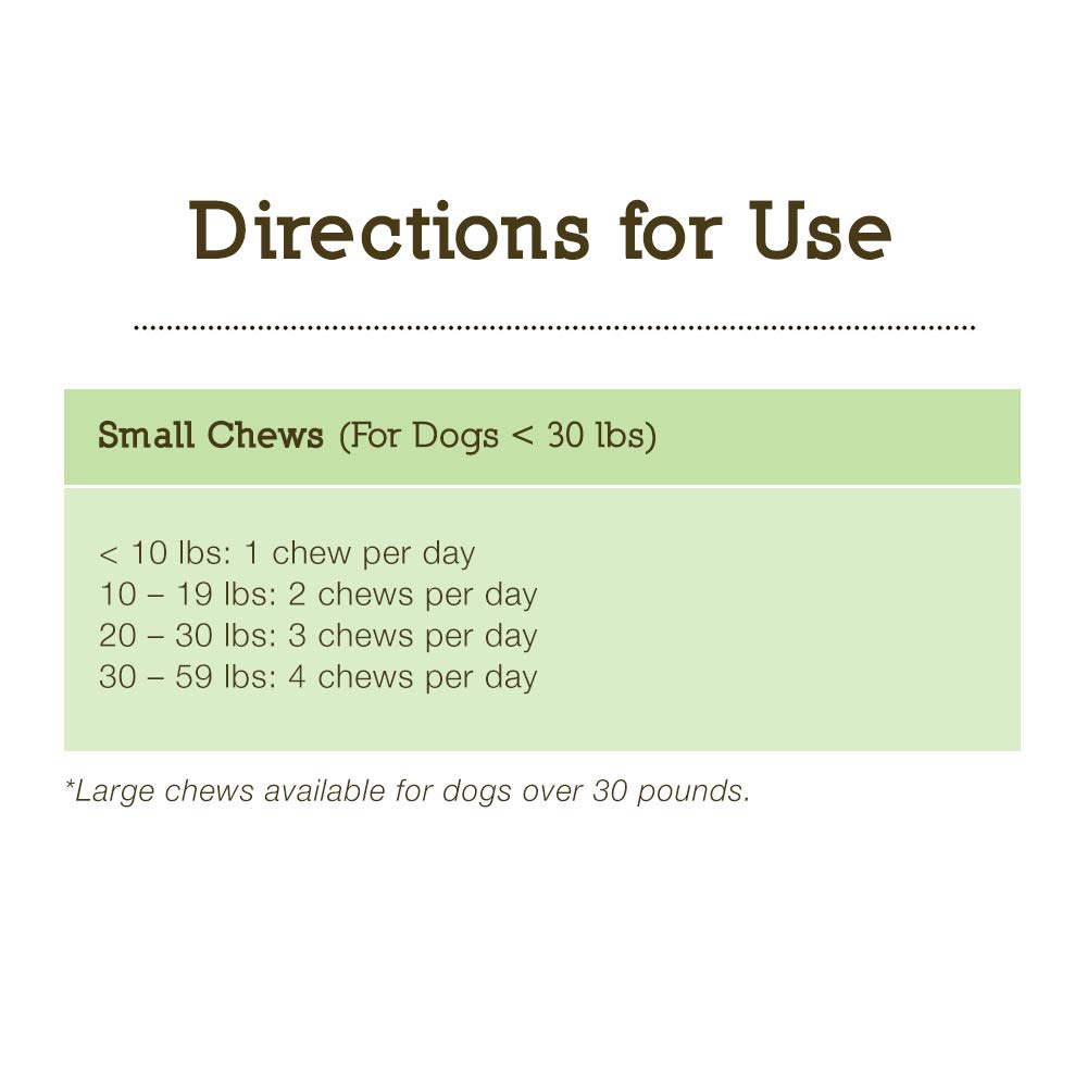 Senior Dog Supplement 60ct Small Chews Z831