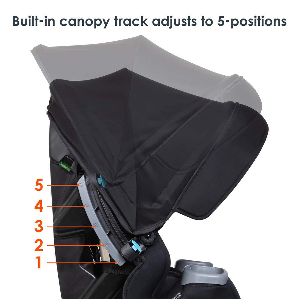 4 in 1 Convertible Car Seat with Canopy Y25054