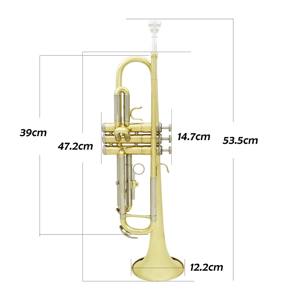 Standard Trumpet with Hard Case and 7C Mouthpiece J2485