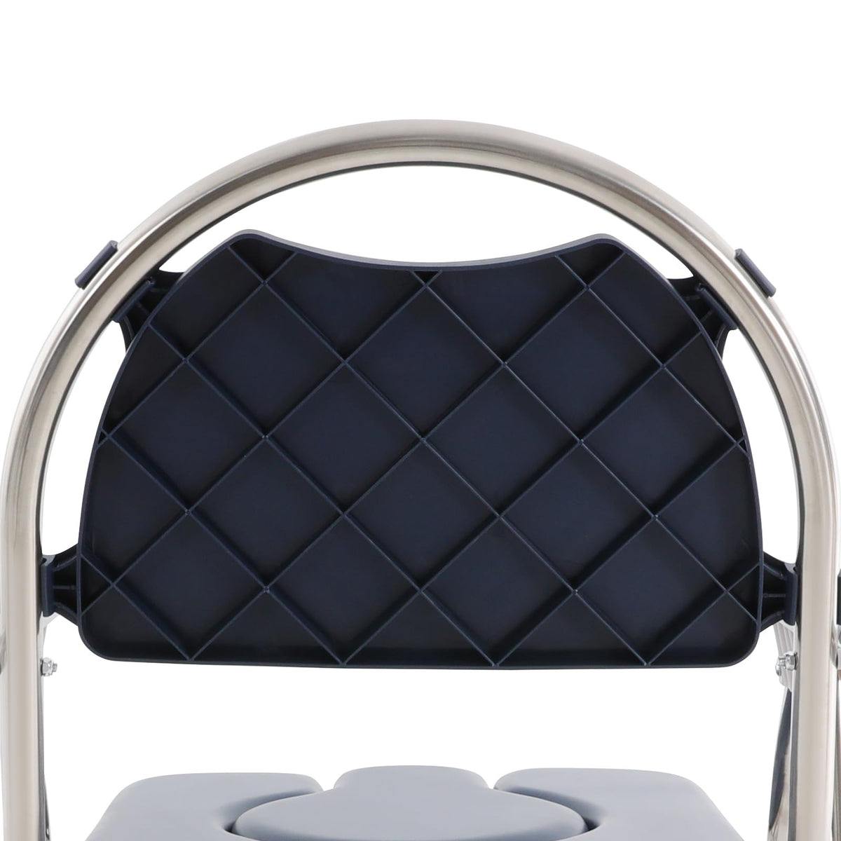 3 in 1 Commode Chair with Arms, Adjustable Height, Padded Seat, Toilet Bucket Q202