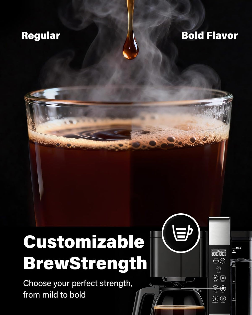 10-Cup Programmable Drip Coffee Maker K387916
