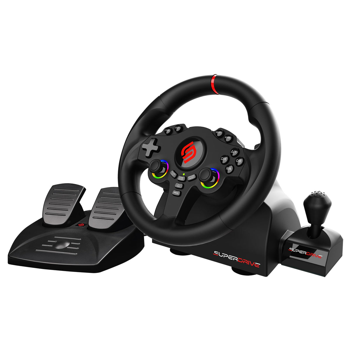 RGB Gaming Steering Wheel W48693