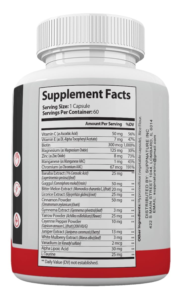 60 Capsules Blood Health Support Supplement O478