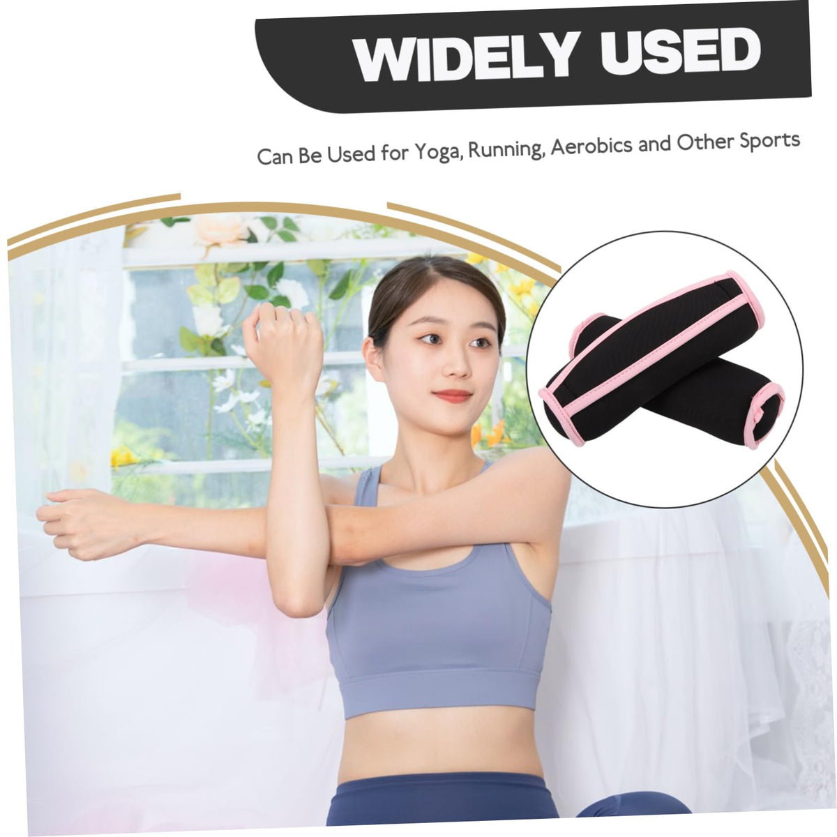 1lb Neoprene Hand Weights C1375