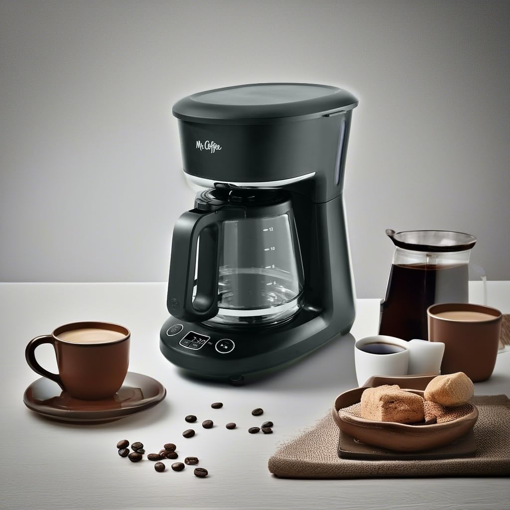 12-Cup Programmable Coffeemaker Black J77178