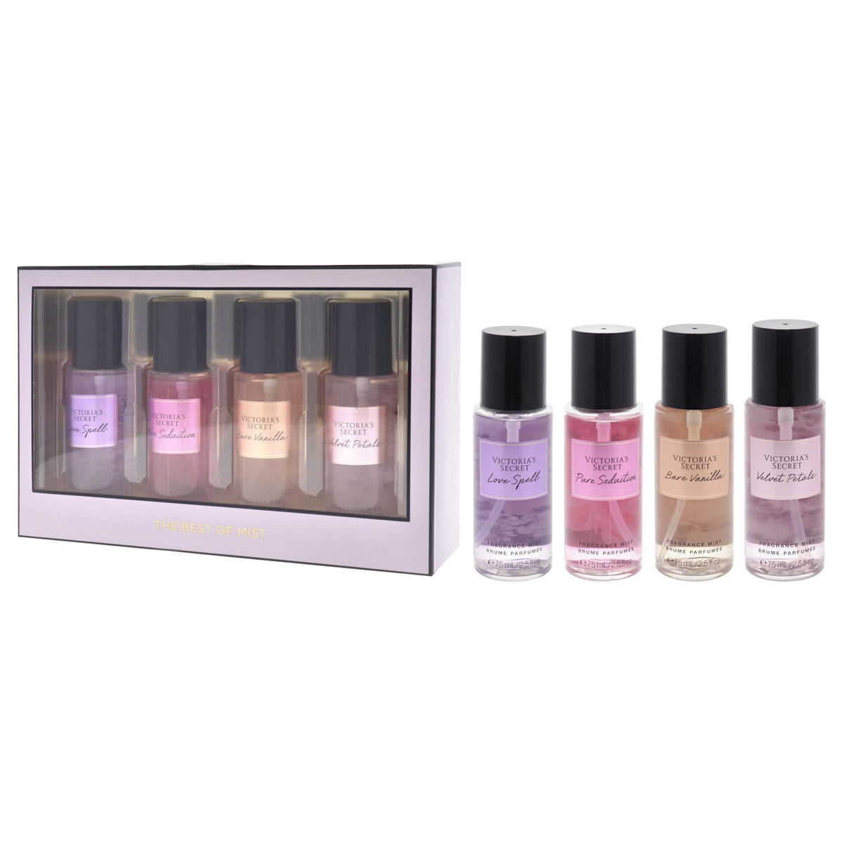 4 Pc Fragrance Mist Set K537