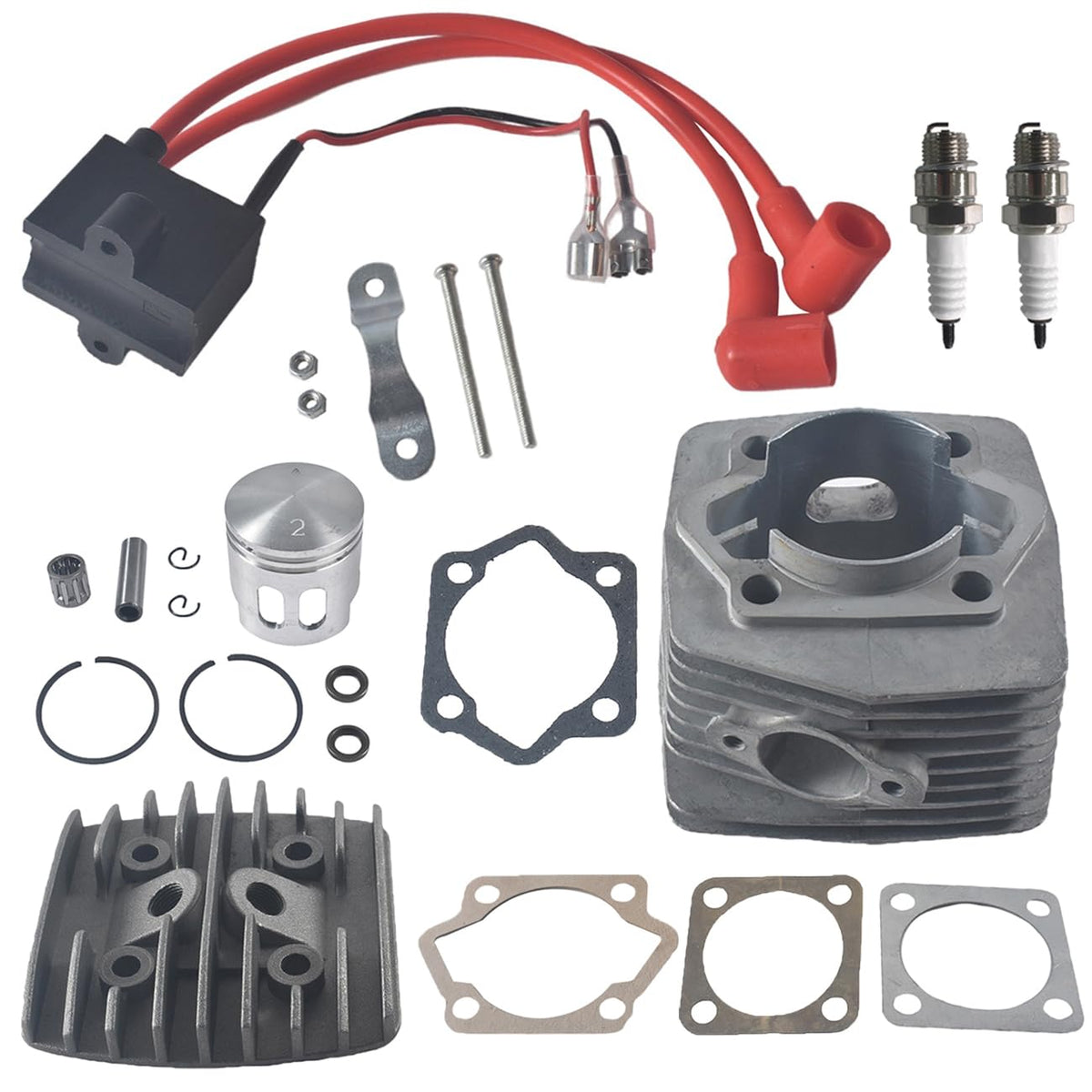 2 Stroke 100CC Motorized Bicycle Cylinder Set & Ignition CDI P2516