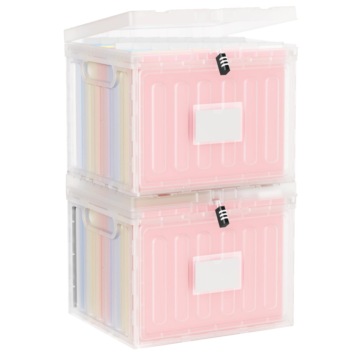 2 Drawer Plastic File Cabinet Q2318