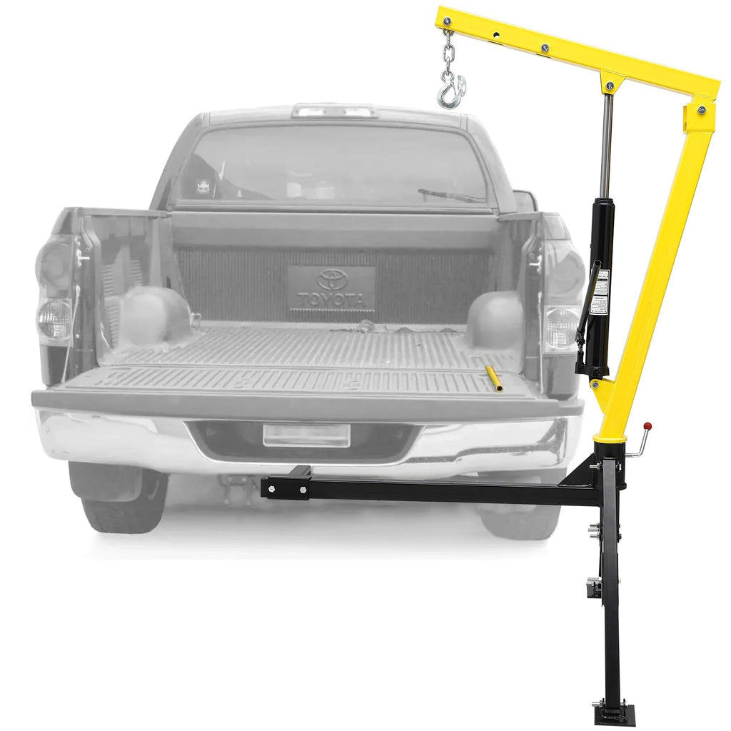 Hydraulic Receiver Hitch Mounted Truck Crane 1000 lbs Capacity K165552