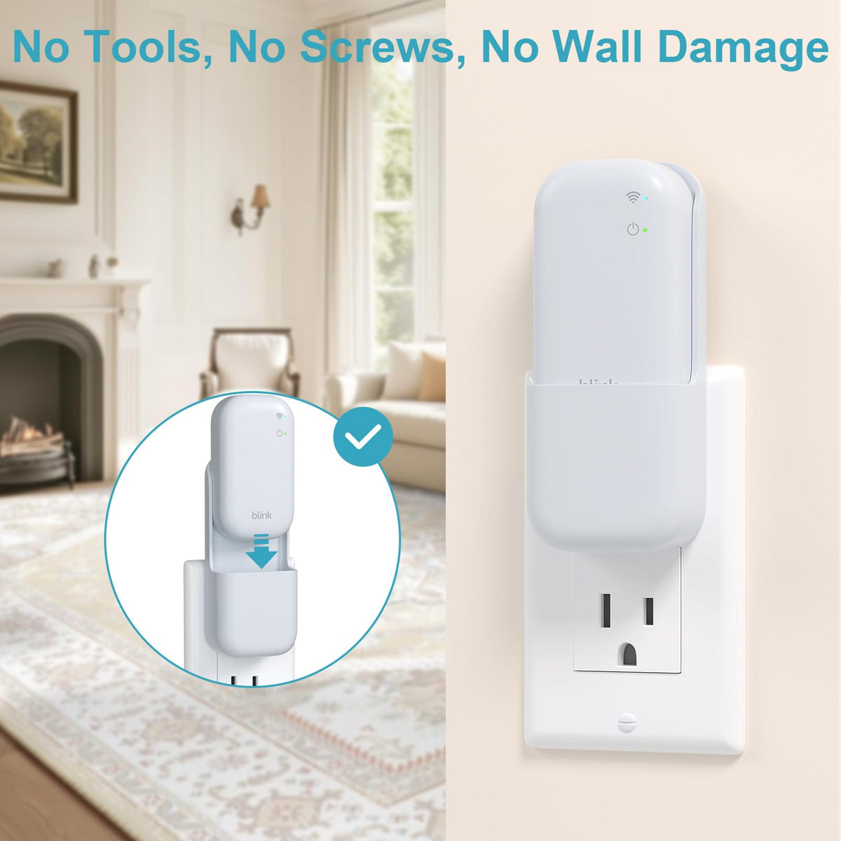 Wall Mount for Blink Sync Module Core with Built-in Charger N62035