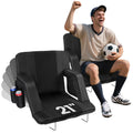 2 Pack Portable Folding Stadium Seats with Back Support and Cushion L893358