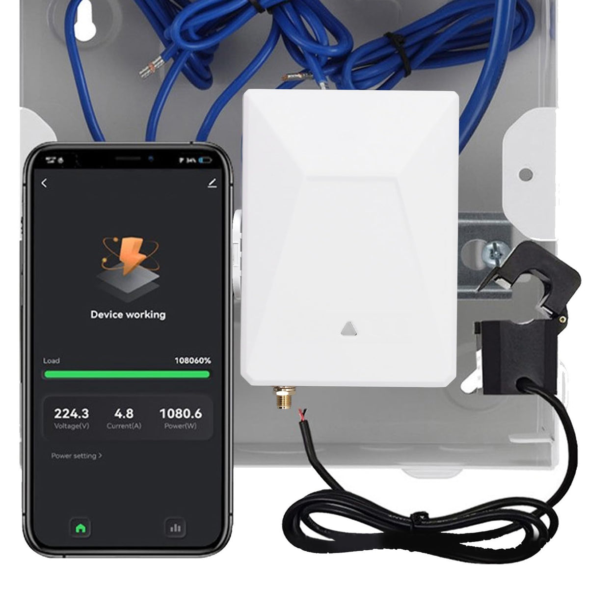 3 Phase 4 Wire Wi Fi Real Time Electricity Usage Monitor W3531
