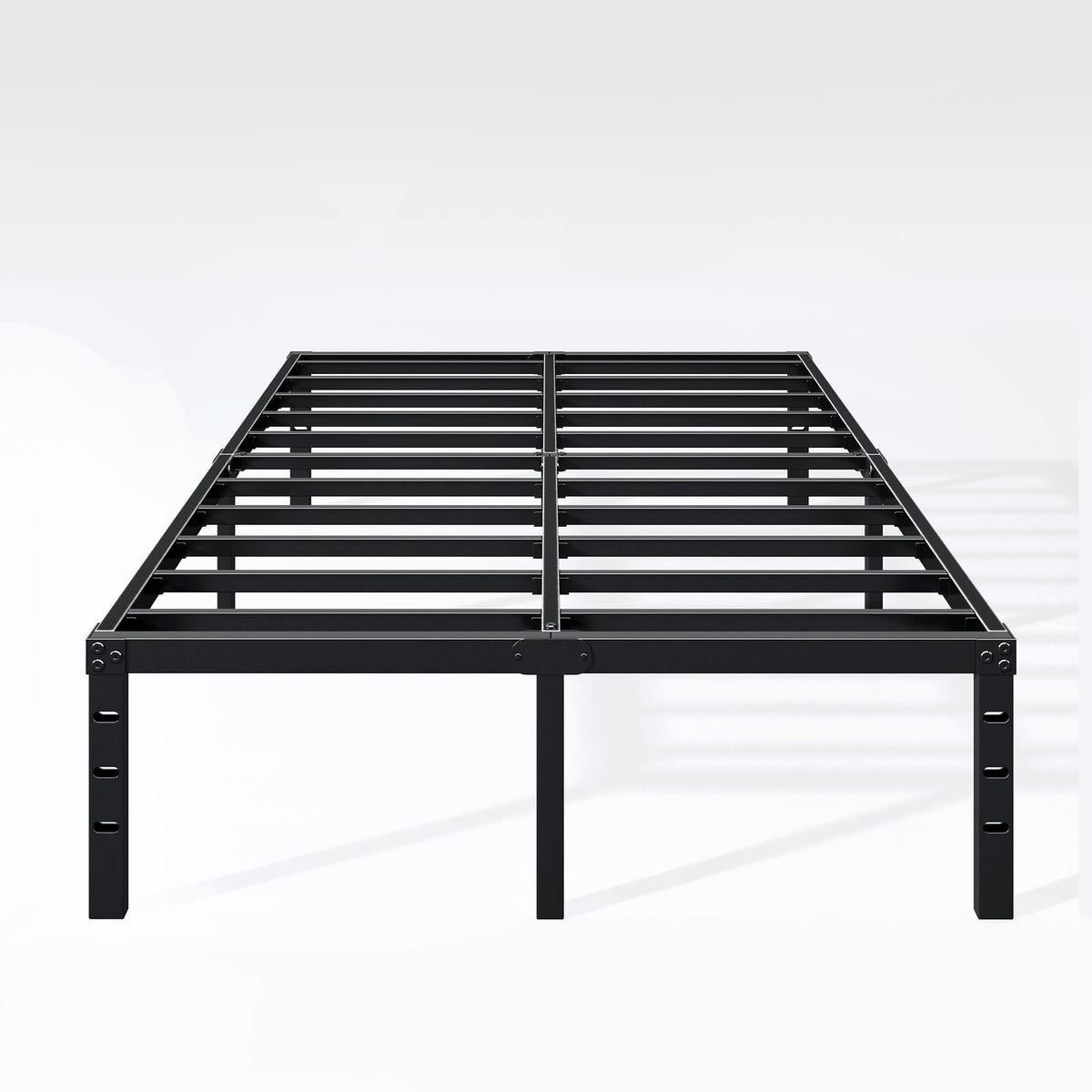 18 Inch Full Bed Frame with Under Bed Storage, Black K523628