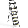 Steel Step Ladder with Handrail P640