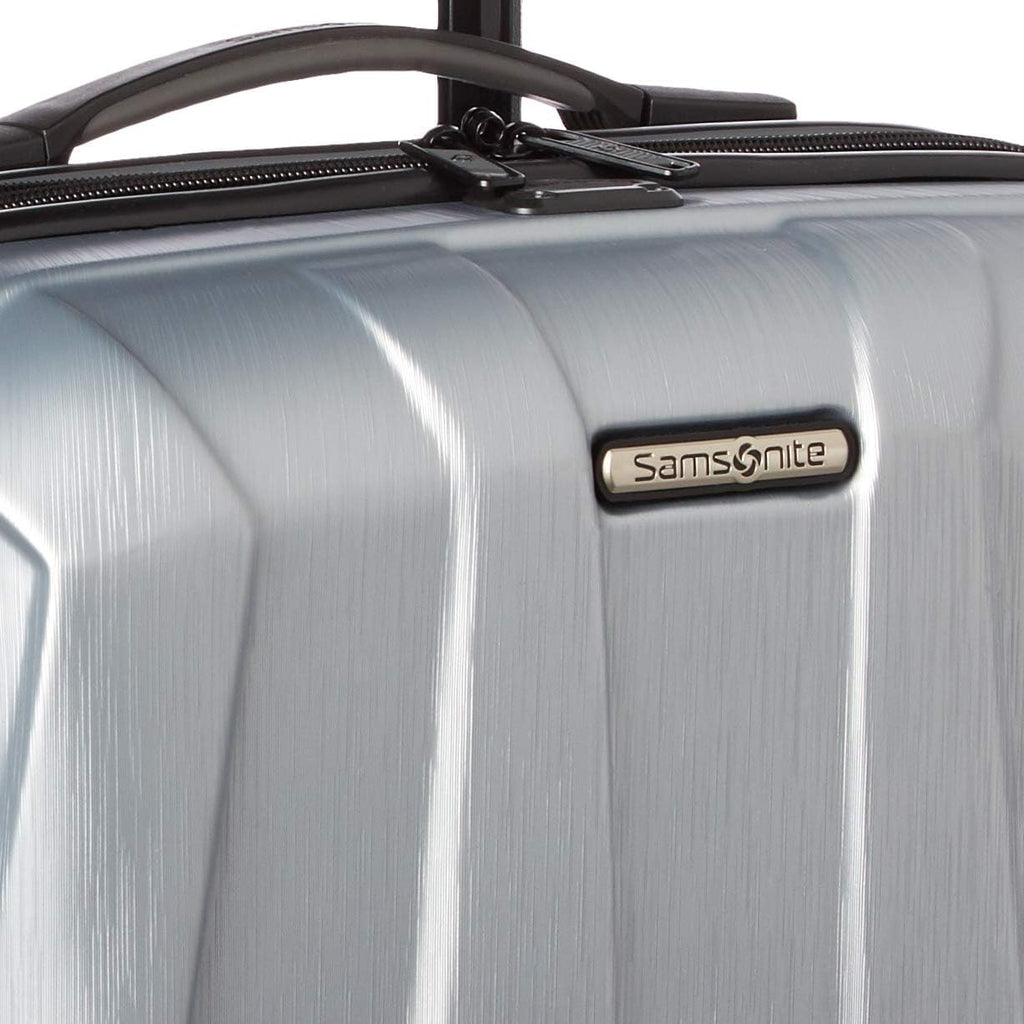 Hardside Expandable Spinner Luggage Silver Carry-On 20-Inch V411564