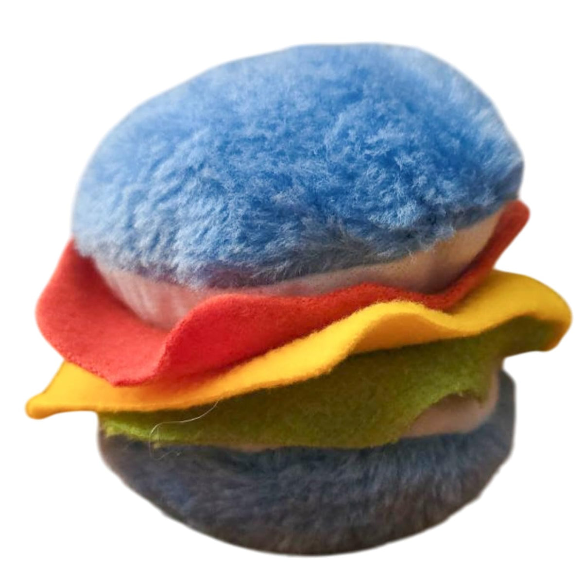 Hot Dog and Hamburger Plush Dog Chew Toy 2 Pack D51065