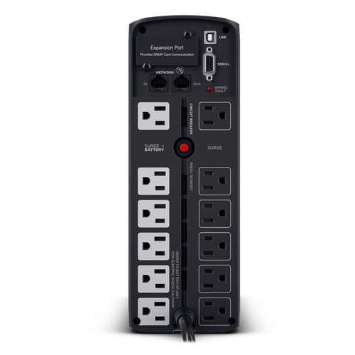 1500VA/1000W 12 Outlets Mini Tower UPS System J41858