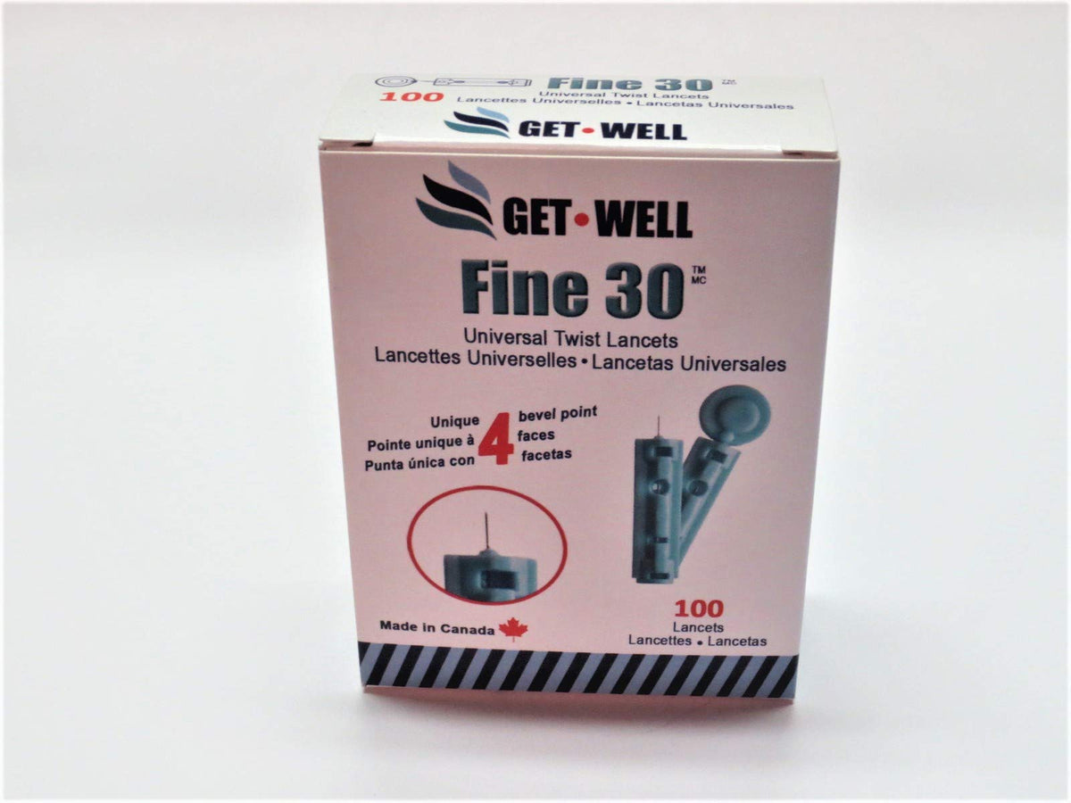 30g Twist Lancets 100 Ct Blood Glucose Test Strips F803