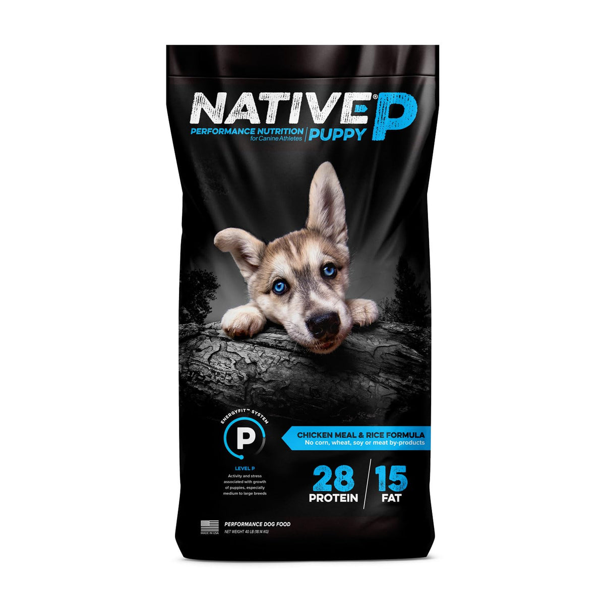 Chicken Meal and Rice Puppy Food 40 Pound Bag O334