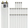 24 Inch T8 Fluorescent Tube Light Bulb 17W 3000K Soft White G13 Bi-Pin Base Pack of 25 A617876