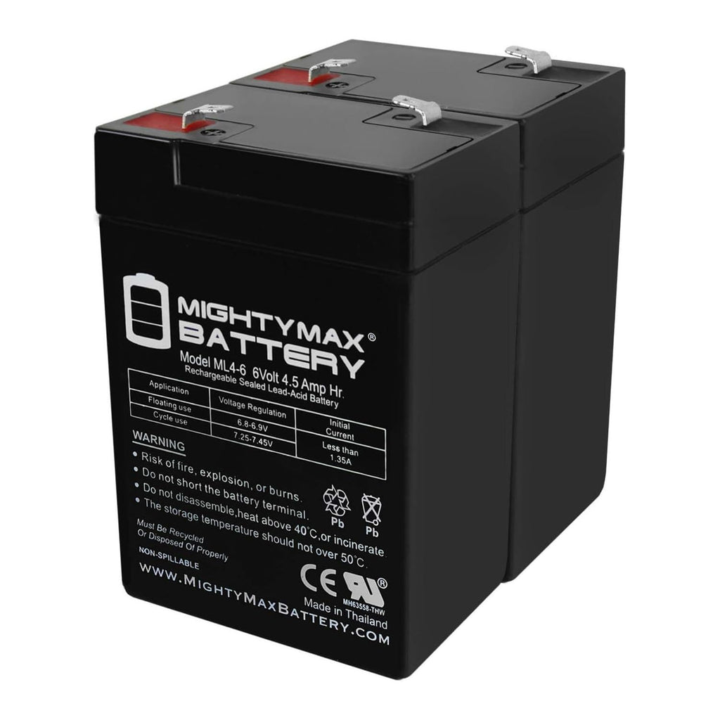 6V 4.5AH SLA Battery 2 Pack T70868