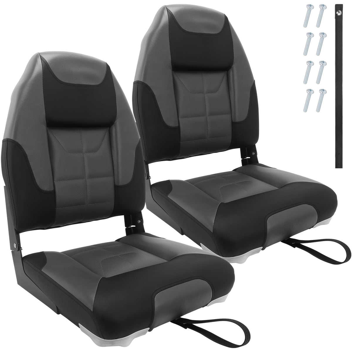 High Back Folding Boat Seat 2 Pack Y57266