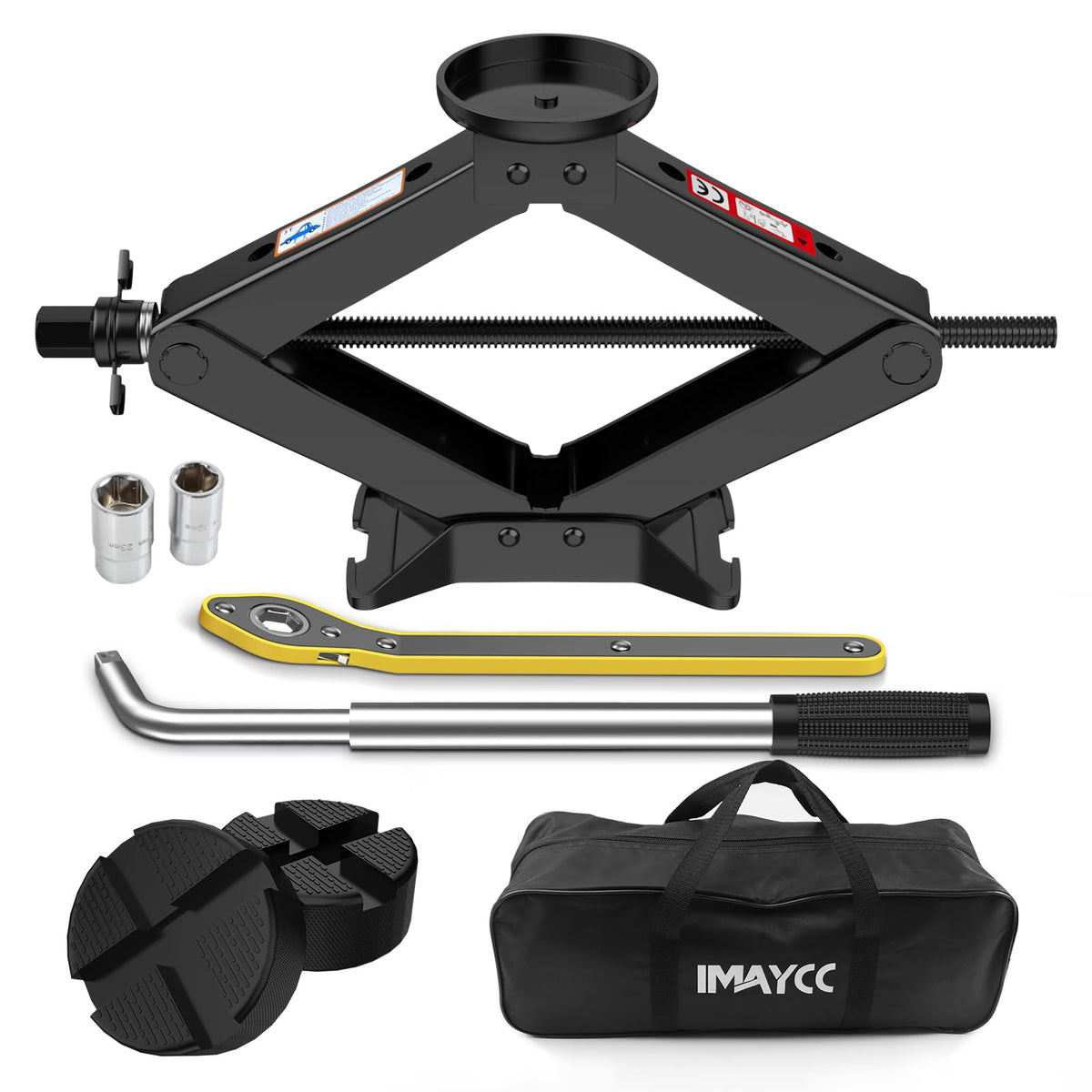 3 Ton Scissor Jack with Lug Wrench U50453