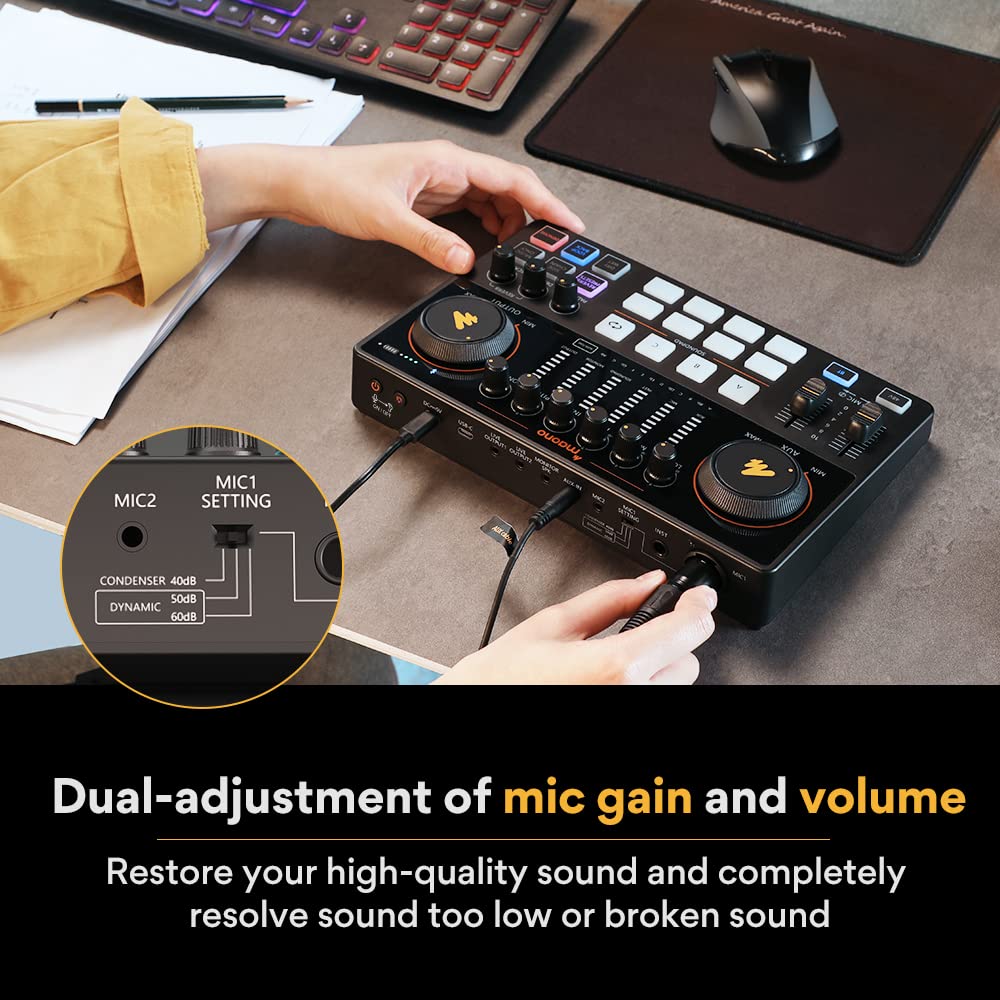 Audio Interface Mixer with XLR Input M37721