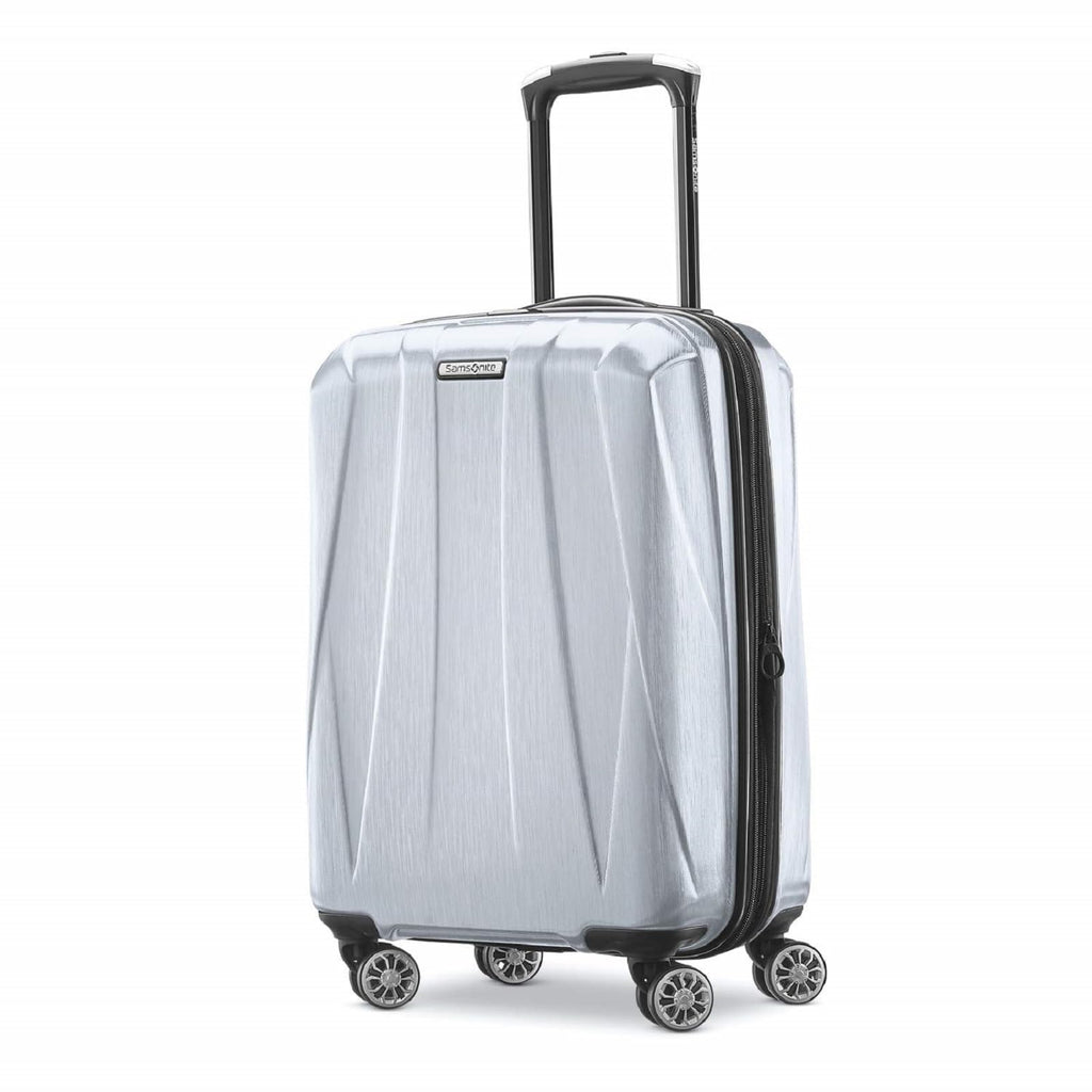 Hardside Expandable Spinner Luggage Silver Carry-On 20-Inch V411564