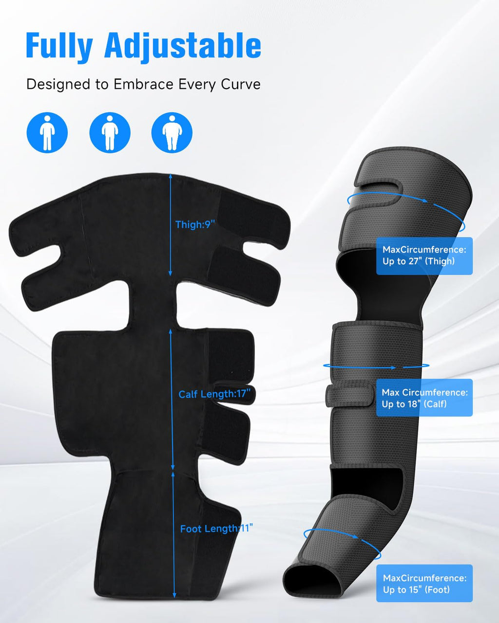 Black Leg Compression Boots Z53965