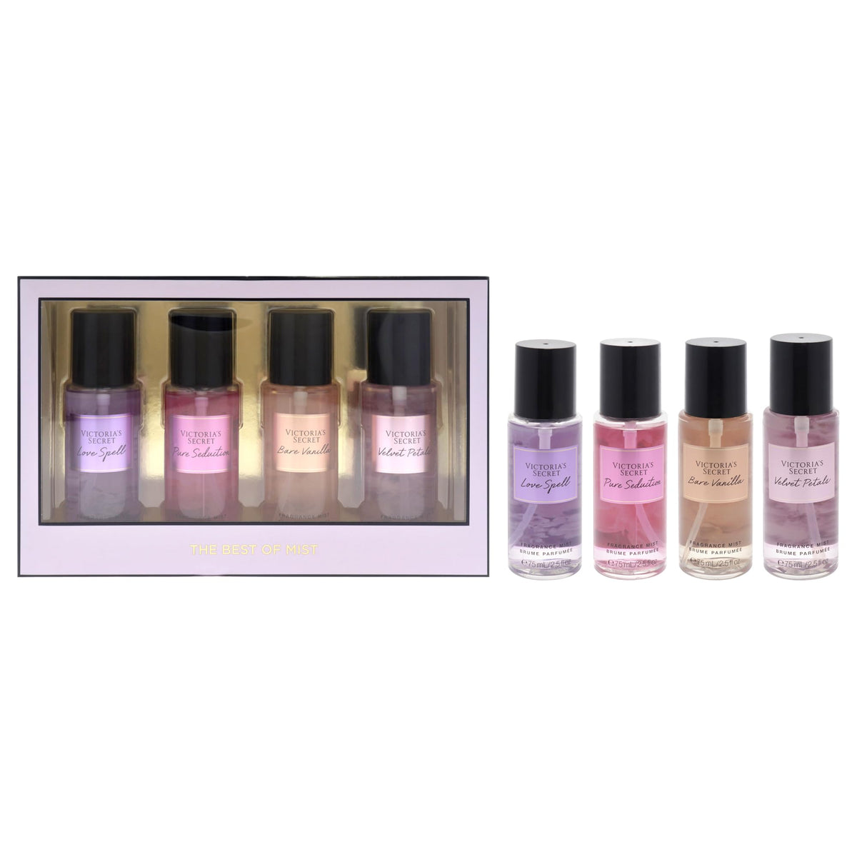 4 Pc Fragrance Mist Set K537