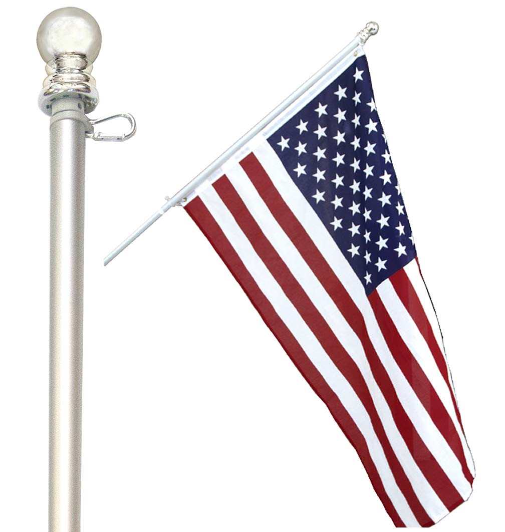 5 ft Heavy-Duty Aluminum Tangle Free Spinning Flag Pole S48663