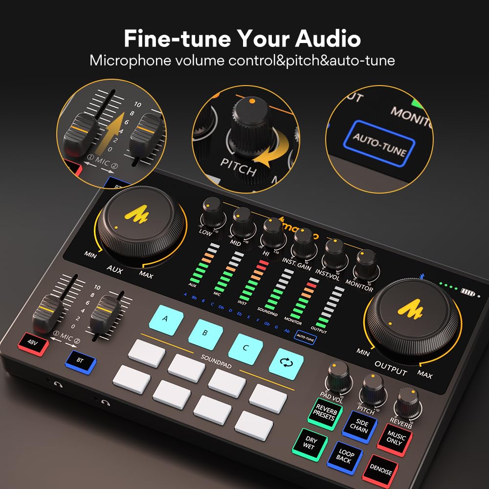 Audio Interface Mixer with XLR Input M37721