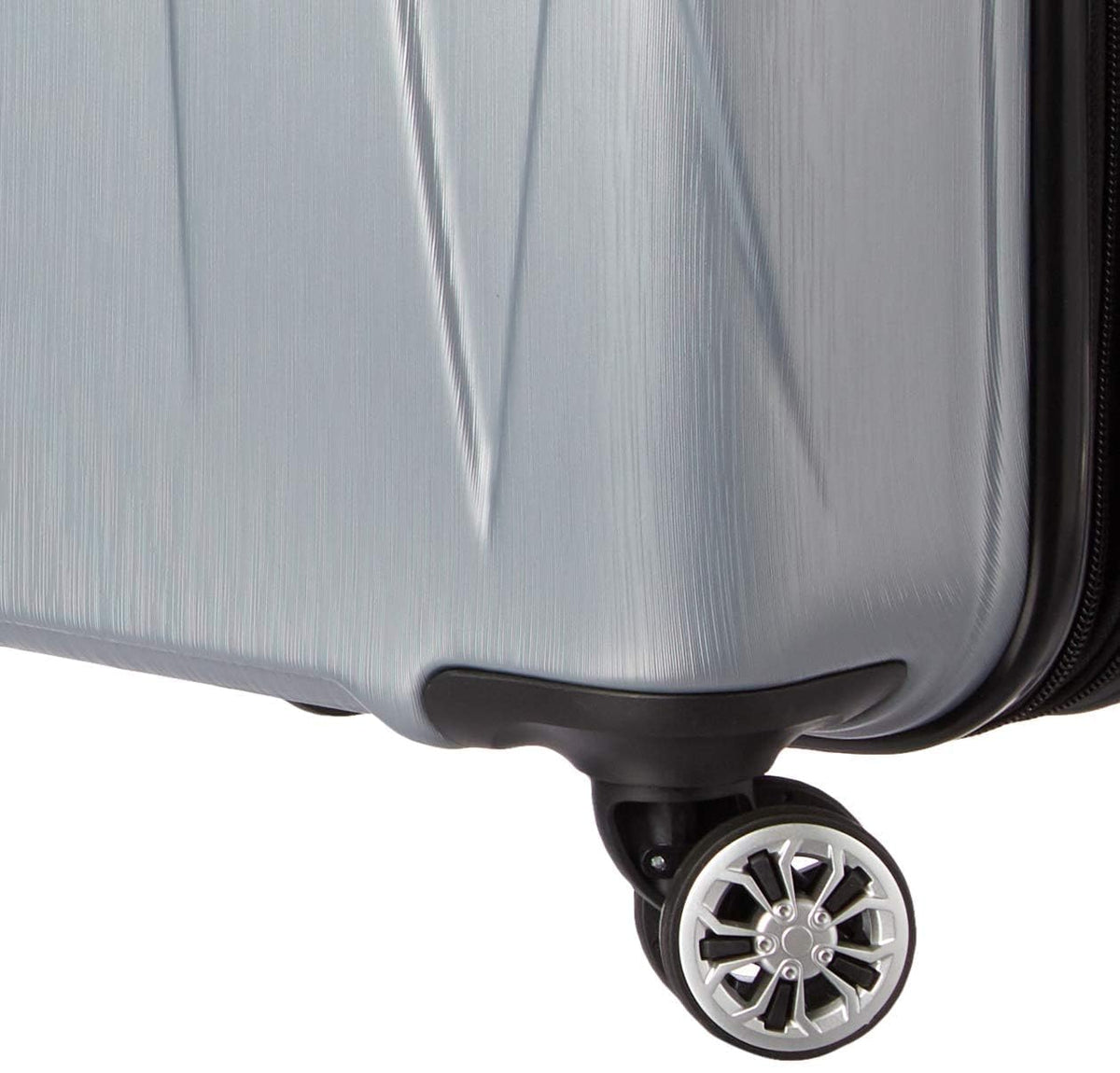 Hardside Expandable Spinner Luggage Silver Carry-On 20-Inch V411564