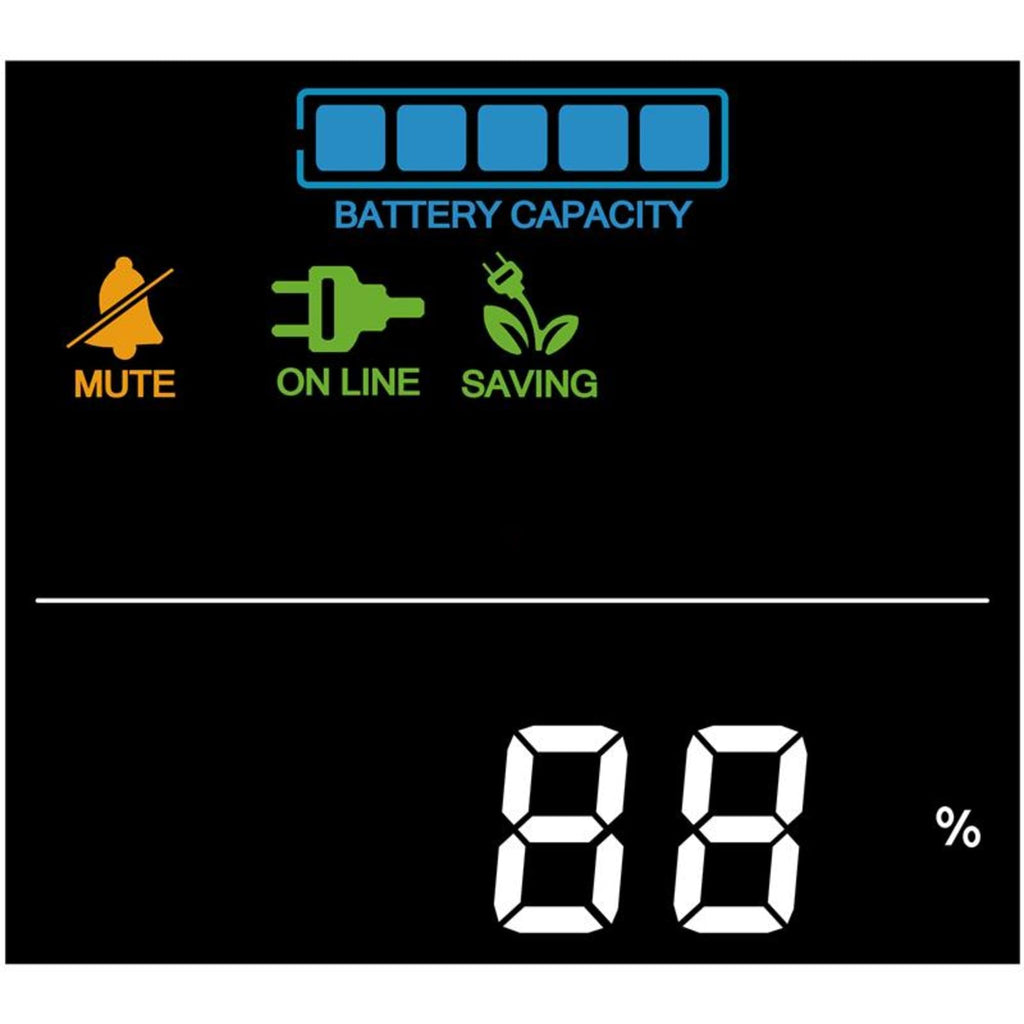 1500VA/1000W 12 Outlets Mini Tower UPS System J41858