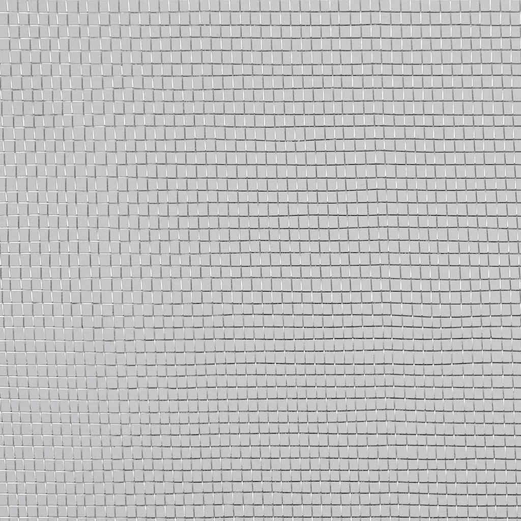 Aluminum Mesh Screen 39.4x196.9 Inch Silver X506