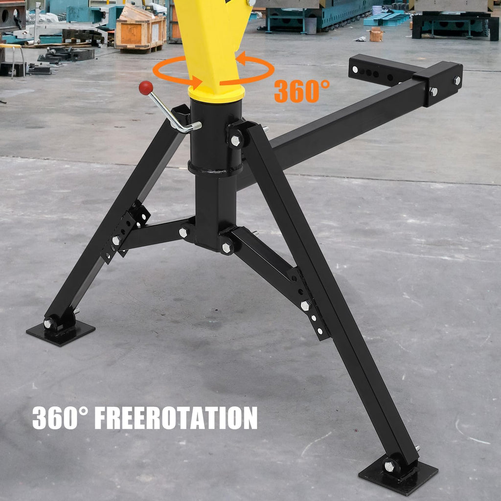 Hydraulic Receiver Hitch Mounted Truck Crane 1000 lbs Capacity K165552