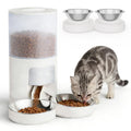 Automatic Cat Feeder for 2 Cats, 6L White U89861