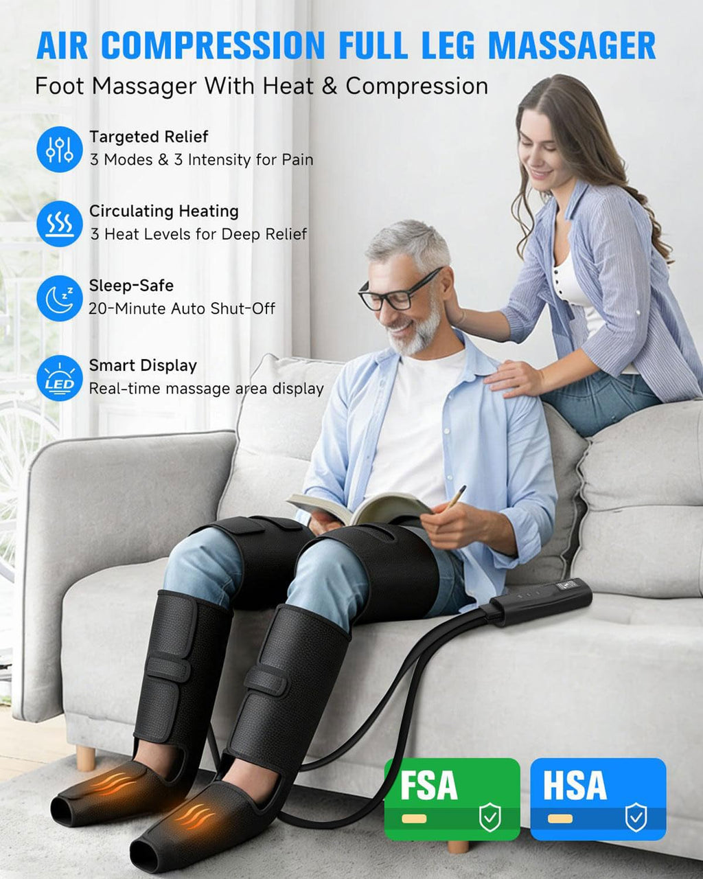 Black Leg Compression Boots Z53965