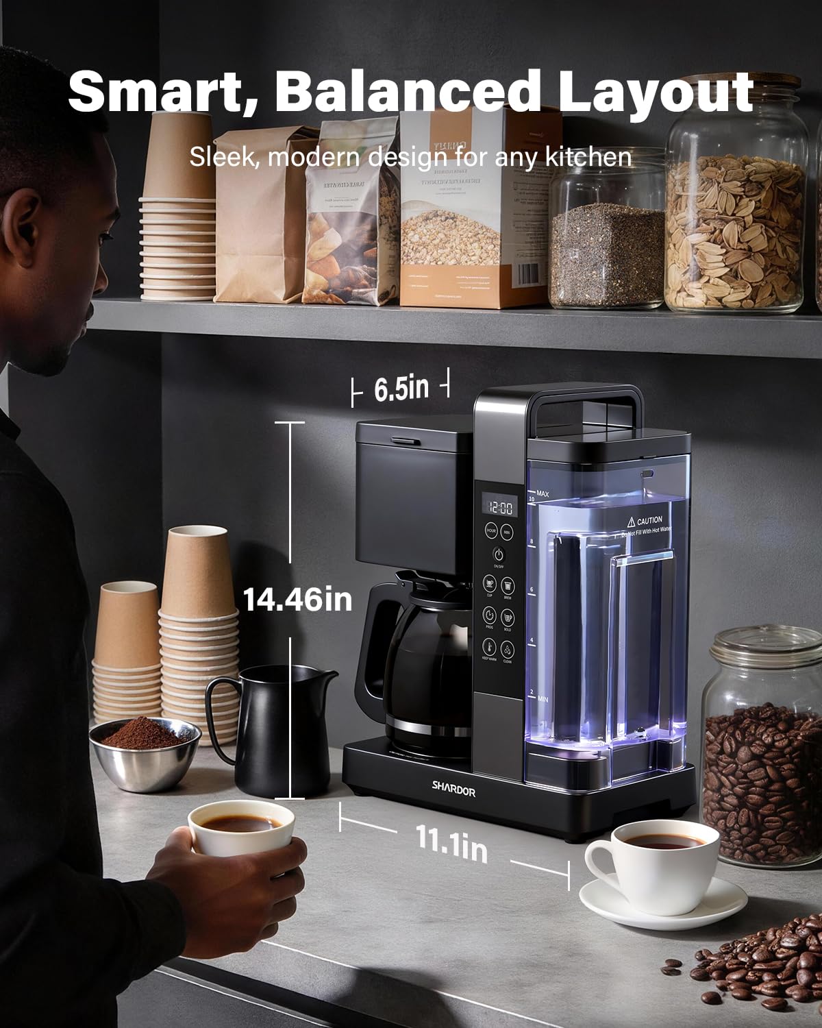 10-Cup Programmable Drip Coffee Maker K387916