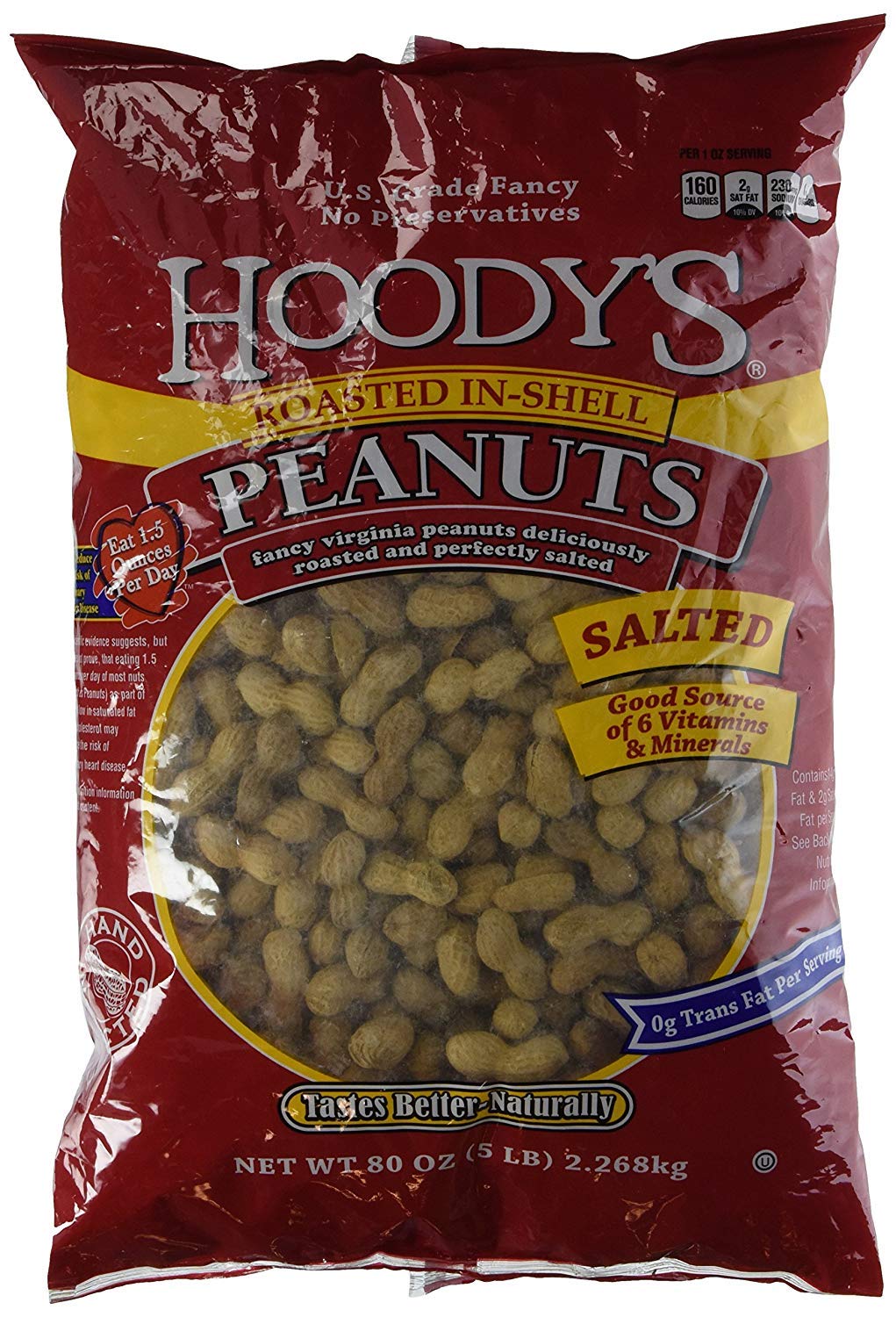 Salted Roast Peanuts 5 Pounds D249005
