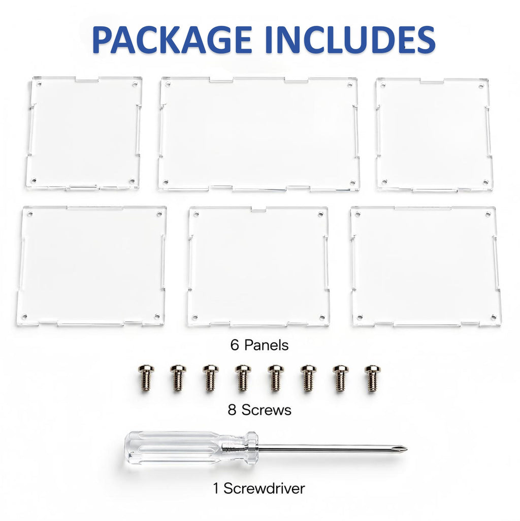 Acrylic Trainer Box Case 5mm Ultra Thick 1 Pack X4498