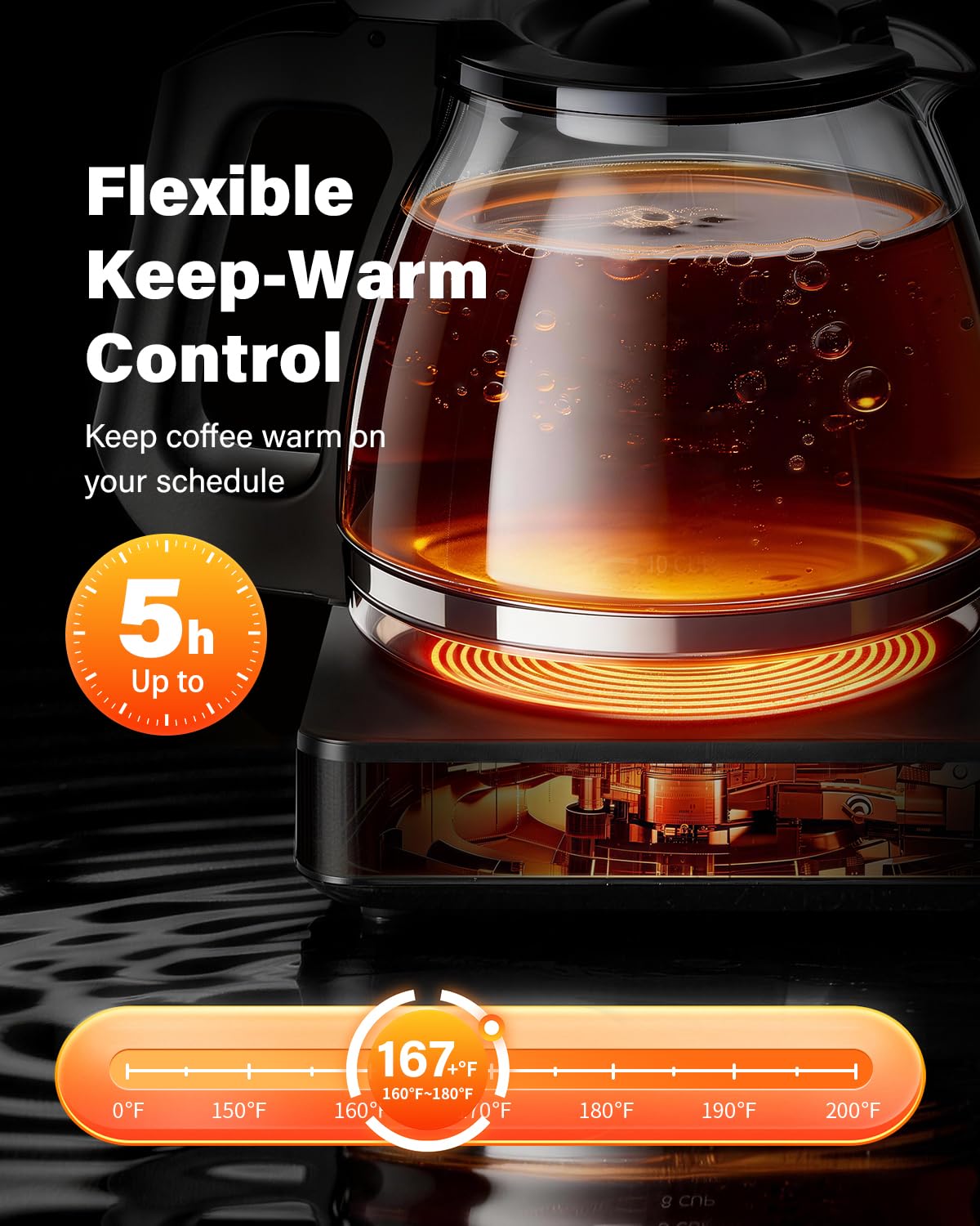 10-Cup Programmable Drip Coffee Maker K387916
